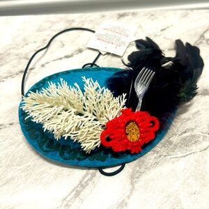 New Original Disney parks Ariel Little Mermaid Dapper/Tea party/cocktail hat